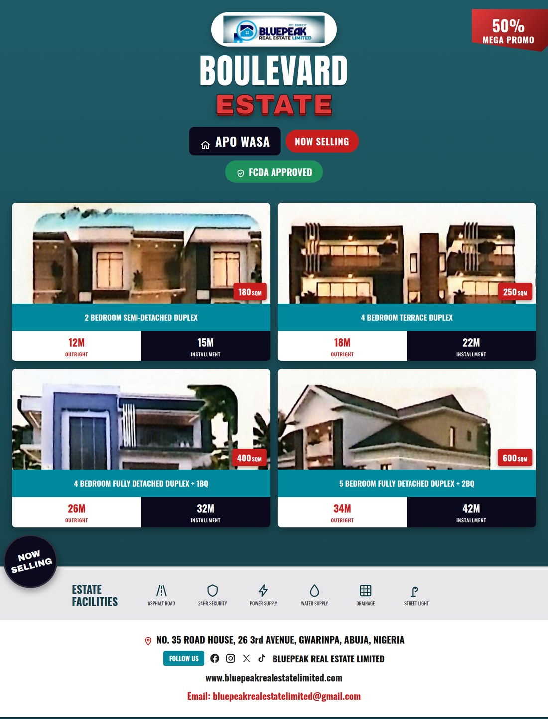 Boulevard Estate – Apo Wasa