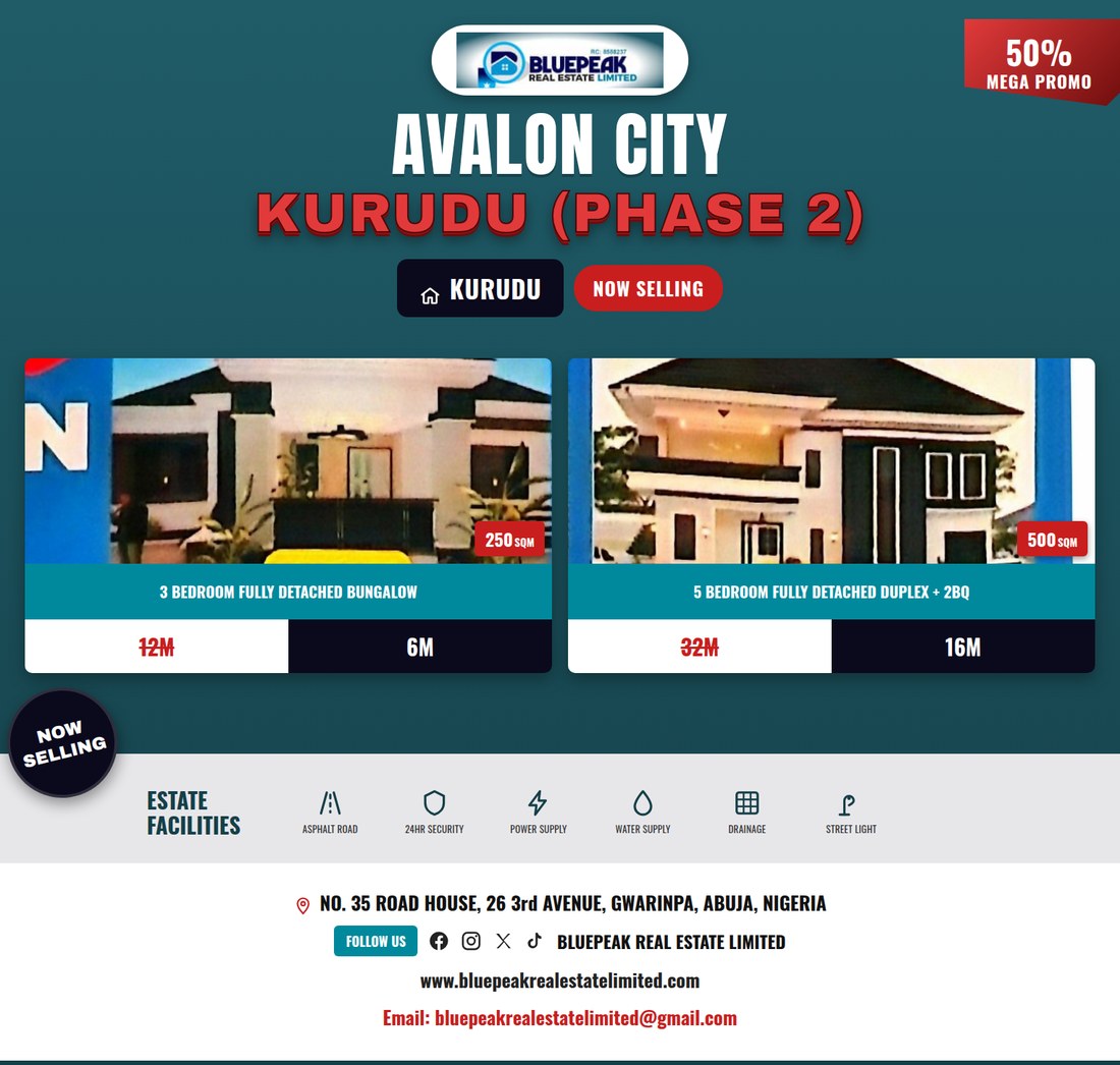 Avalon City – Kurudu (Phase 2)